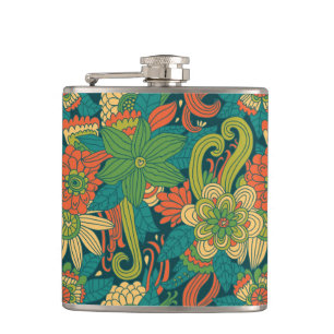 Flasques Motif floral d'été