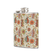 Flasques Motif floral d'été fait de feuille (Gauche)