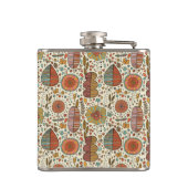 Flasques Motif floral d'été fait de feuille (Dos)