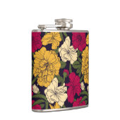 Flasques Motif floral élégant (Droite)