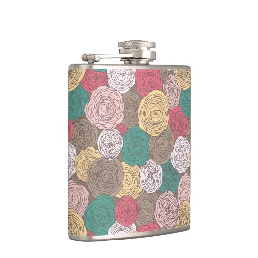 Flasques Motif floral élégant. Floral lumineux (Droite)