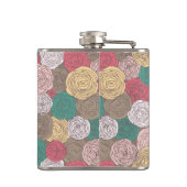 Flasques Motif floral élégant. Floral lumineux (Dos)