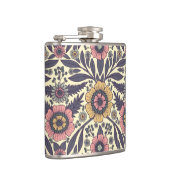 Flasques Motif Floral rose et bleu sans joint (Droite)