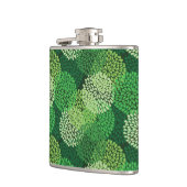 Flasques Motif floral vert (Gauche)