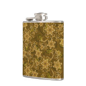 Flasques Motif floral vintage d'or (Gauche)