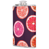 Flasques Motif foncé Citrus peint à la main (Gauche)