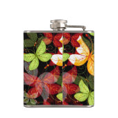 Flasques Motif foncé d'automne (Dos)