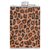 Flasques Motif Fourrure Marron Chat Léopard Jaguar (Dos)