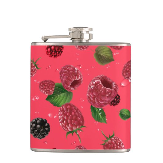 Flasques Motif framboise (Devant)