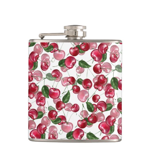 Flasques Motif Fruit cerise (Devant)