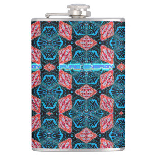 Flasques Motif futuriste fractal Pure Energy