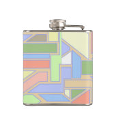 Flasques Motif géométrique 3 (Dos)