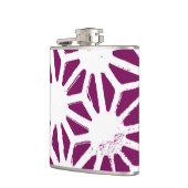 Flasques Motif géométrique à baies et blanc (Gauche)