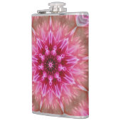 Flasques Motif géométrique à fleurs rose Mandala-67545 (Gauche)