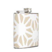 Flasques Motif géométrique beige (Droite)