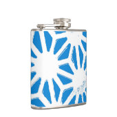 Flasques Motif géométrique bleu (Droite)