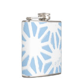 Flasques Motif géométrique bleu pâle (Droite)