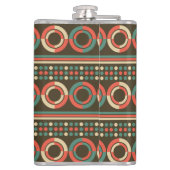 Flasques Motif géométrique couleur vintage (Dos)