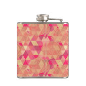 Flasques Motif géométrique de fleur (Dos)