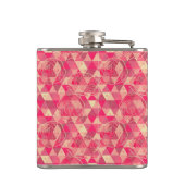 Flasques motif géométrique de fleurs (Dos)