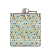 Flasques Motif géométrique de triangle (Dos)