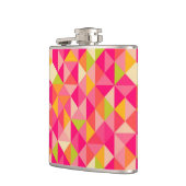 Flasques Motif géométrique de triangles (Gauche)