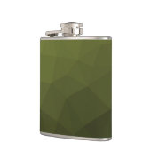 Flasques Motif géométrique du maillage vert de l'Armée (Gauche)