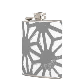 Flasques Motif géométrique gris (Gauche)