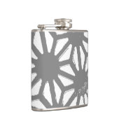Flasques Motif géométrique gris (Droite)