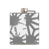 Flasques Motif géométrique gris (Dos)
