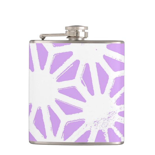 Flasques Motif géométrique Lilac (Devant)
