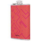 Flasques Motif Géométrique Moderne Remarquable Avec Nom (Gauche)