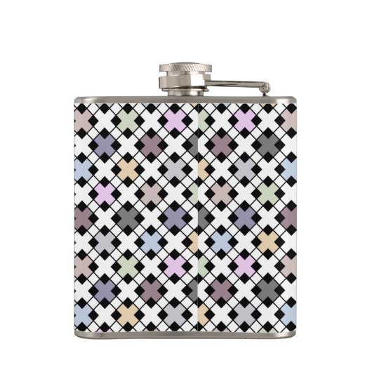 Flasques Motif géométrique multicolore (Dos)