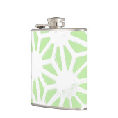 Flasques Motif géométrique vert pomme (Gauche)