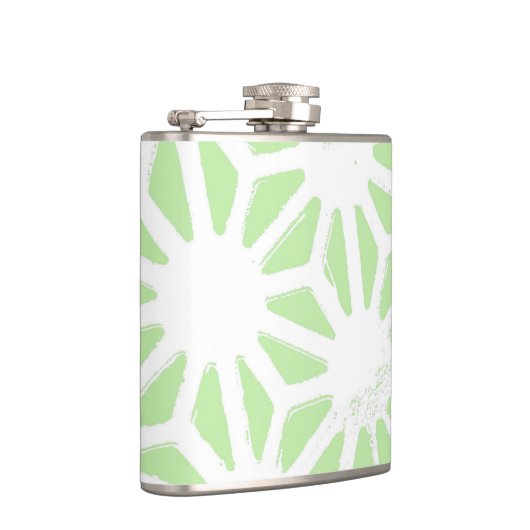 Flasques Motif géométrique vert pomme (Droite)