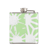 Flasques Motif géométrique vert pomme (Dos)