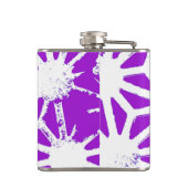 Flasques Motif géométrique violet royal (Dos)