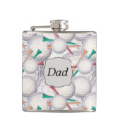 Flasques Motif Golfer Dad Golf Balls (Devant)