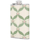 Flasques Motif Grille Fleurs Feuilles simples (Gauche)