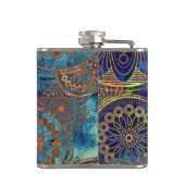 Flasques Motif grunge d'art (Dos)