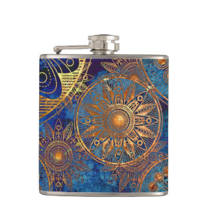 Flasques Motif grunge d'art