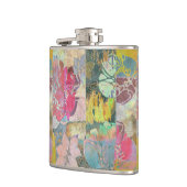 Flasques Motif grunge floral d'art (Gauche)