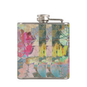 Flasques Motif grunge floral d'art (Dos)