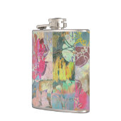 Flasques Motif grunge floral d'art (Gauche)