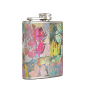 Flasques Motif grunge floral d'art (Droite)