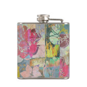 Flasques Motif grunge floral d'art (Dos)