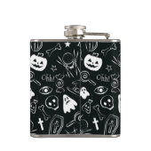 Flasques Motif Halloween 1 (Dos)