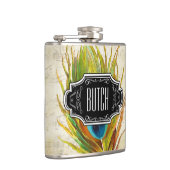 Flasques Motif Hipster noir rouge jaune (Droite)