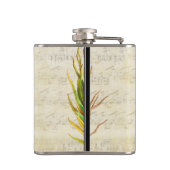 Flasques Motif Hipster noir rouge jaune (Dos)