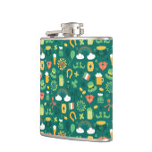 Flasques Motif irlandais mignon d'icône (Gauche)